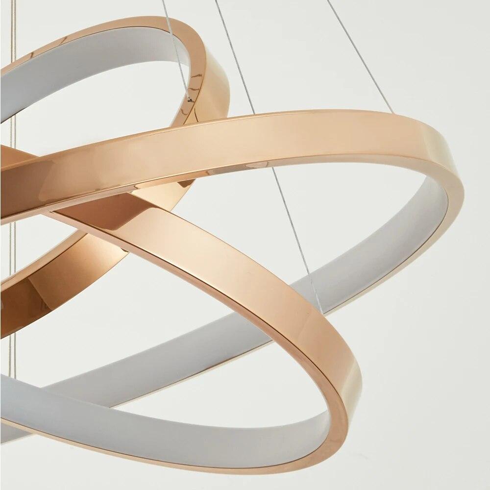 Ameli chandelier with LED rings - Creating Coziness