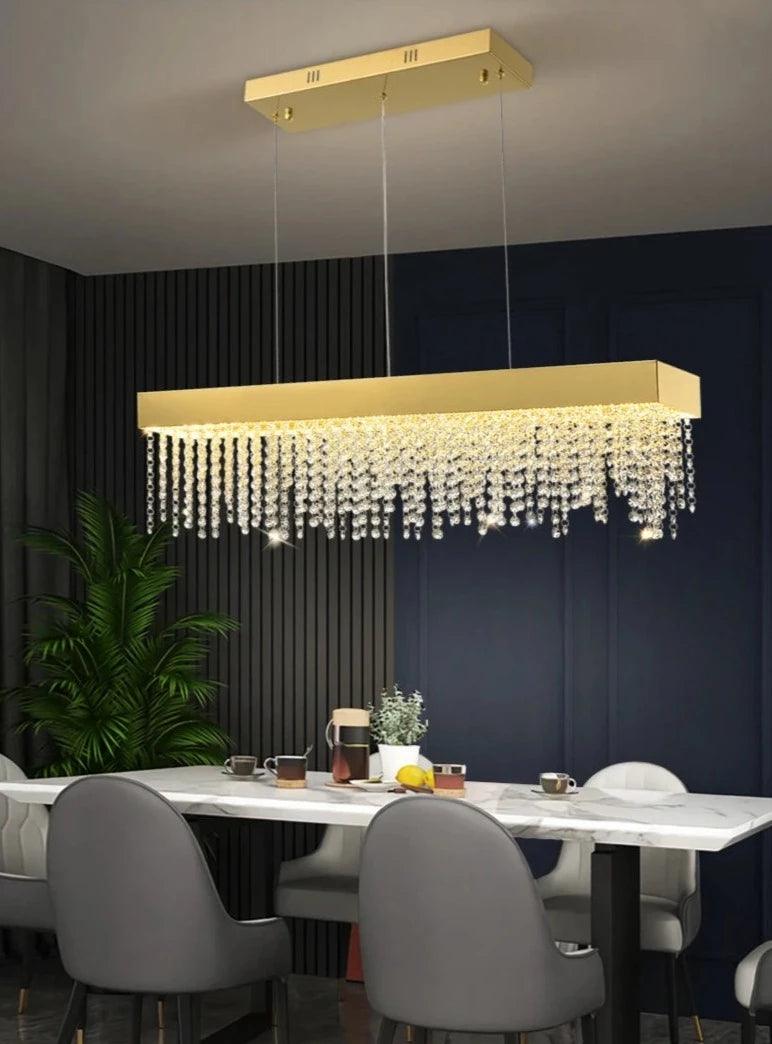 Bicce - Modern Rectangle Chandelier - Creating Coziness