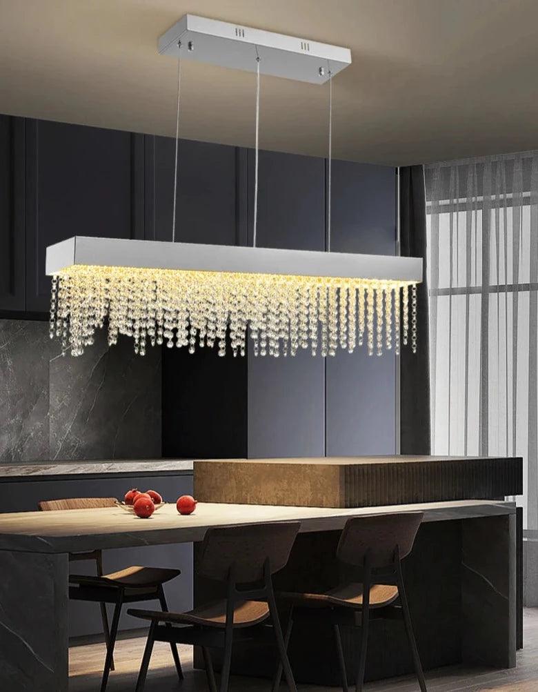 Bicce - Modern Rectangle Chandelier - Creating Coziness