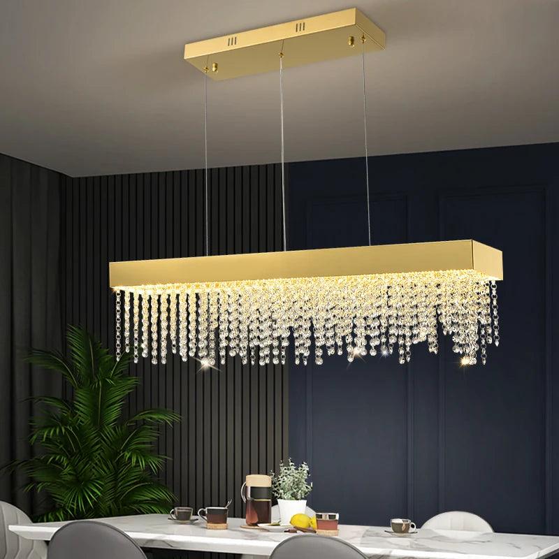 Bicce - Modern Rectangle Chandelier - Creating Coziness