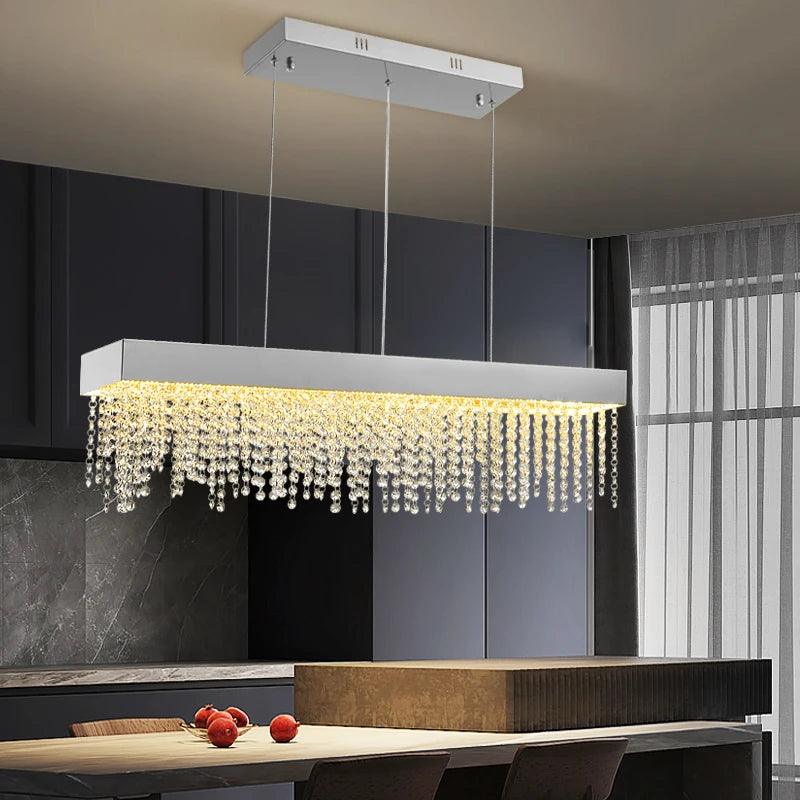 Bicce - Modern Rectangle Chandelier - Creating Coziness