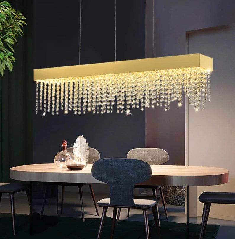 Bicce - Modern Rectangle Chandelier - Creating Coziness