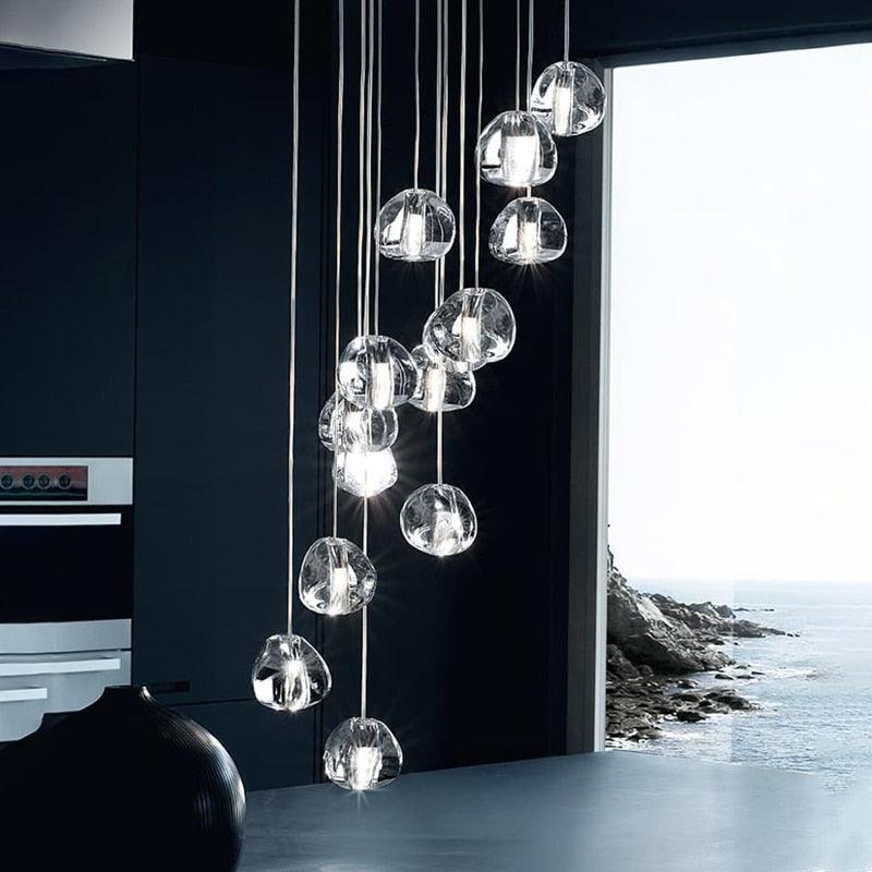 Ceiling Crystal LED Balls Chandelier - Creating Coziness