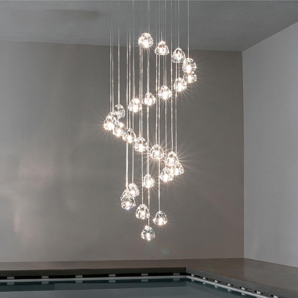 Ceiling Crystal LED Balls Chandelier - Creating Coziness