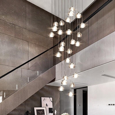 Ceiling Crystal LED Balls Chandelier - Creating Coziness