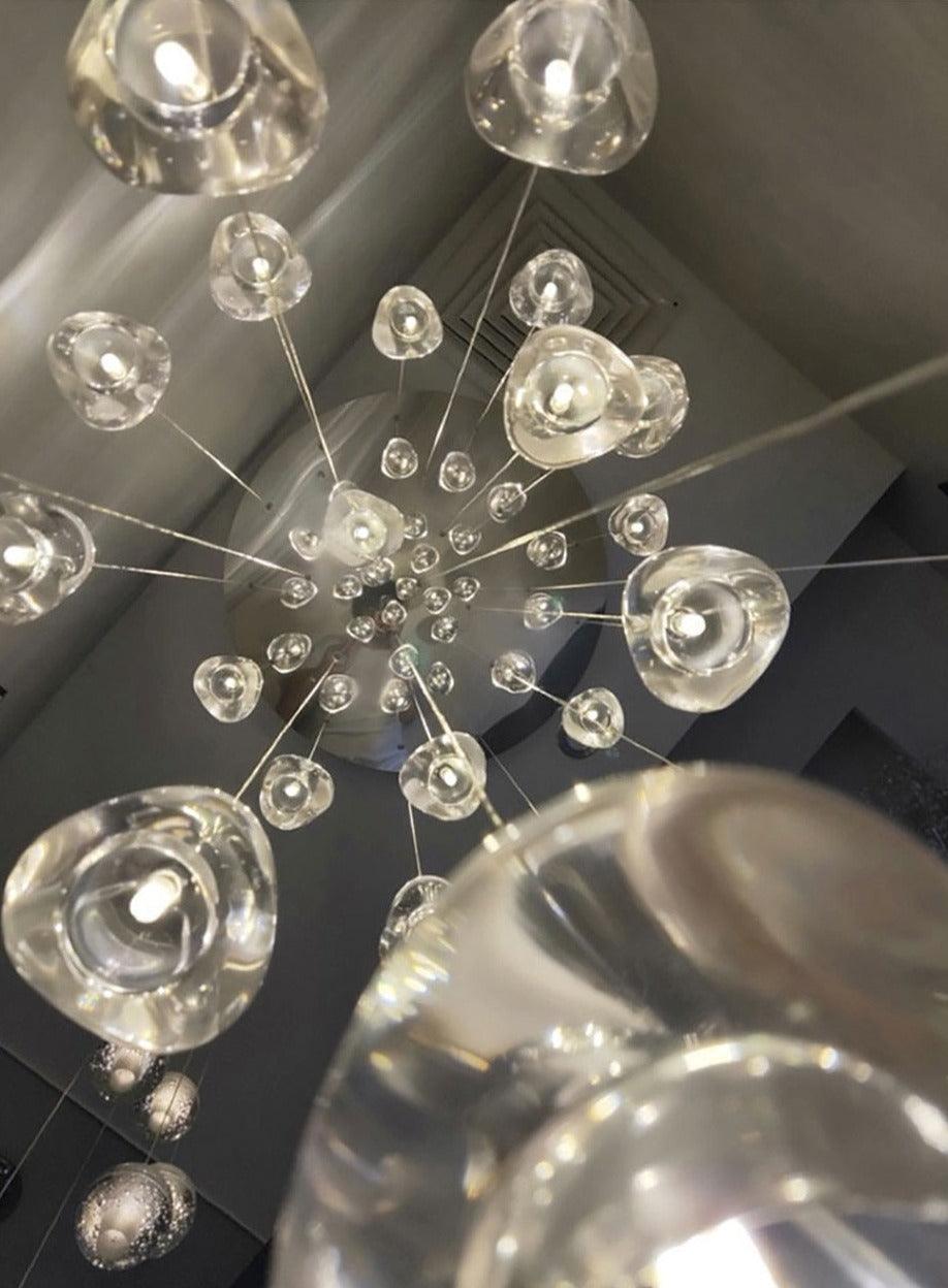 Ceiling Crystal LED Balls Chandelier - Creating Coziness