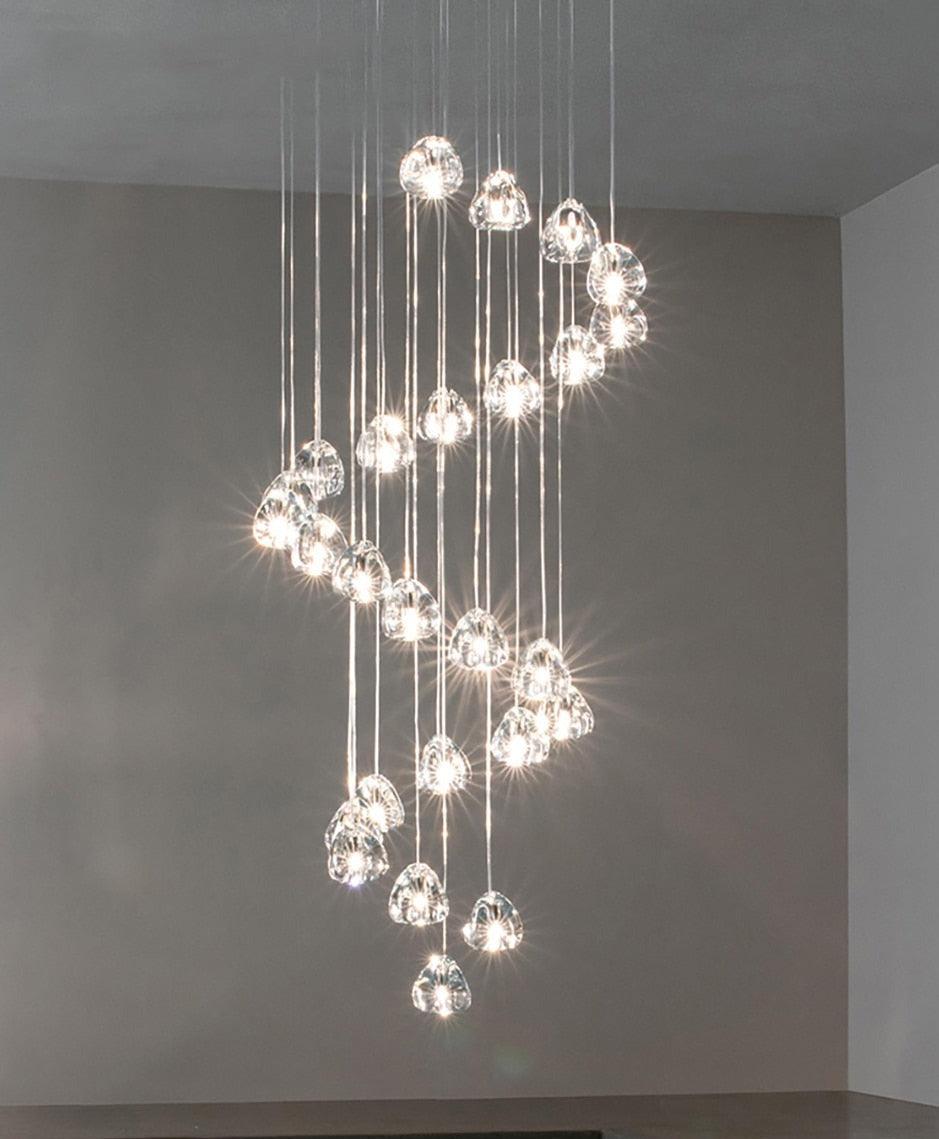 Ceiling Crystal LED Balls Chandelier - Creating Coziness