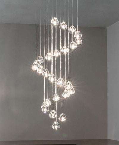 Ceiling Crystal LED Balls Chandelier - Creating Coziness