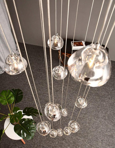 Ceiling Crystal LED Balls Chandelier - Creating Coziness