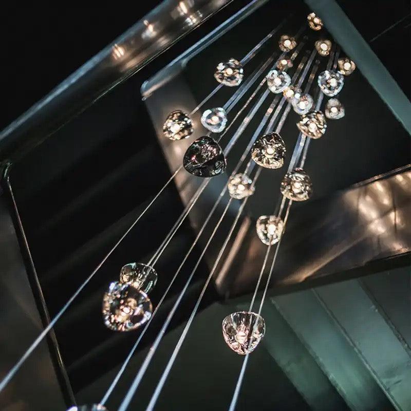 Ceiling Crystal LED Balls Chandelier - Creating Coziness