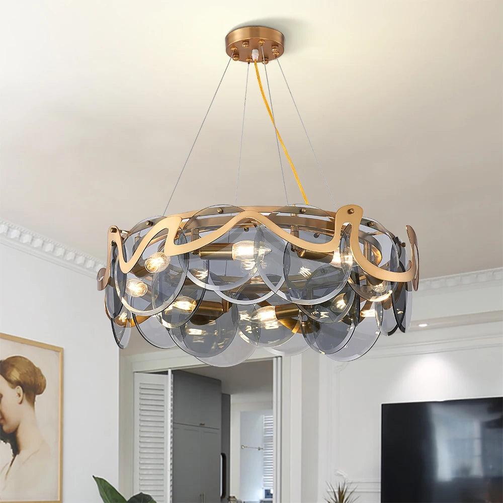 Cloud Satellite Chandelier - Creating Coziness