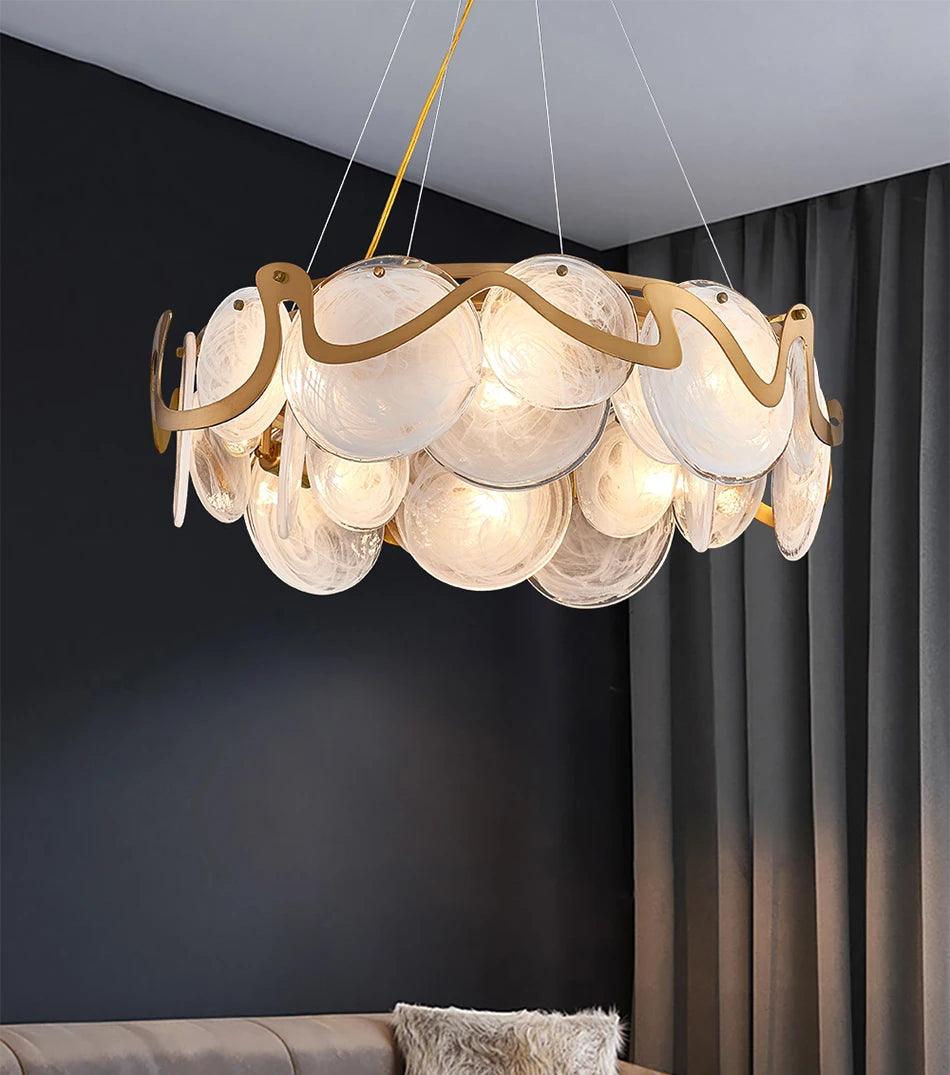 Cloud Satellite Chandelier - Creating Coziness