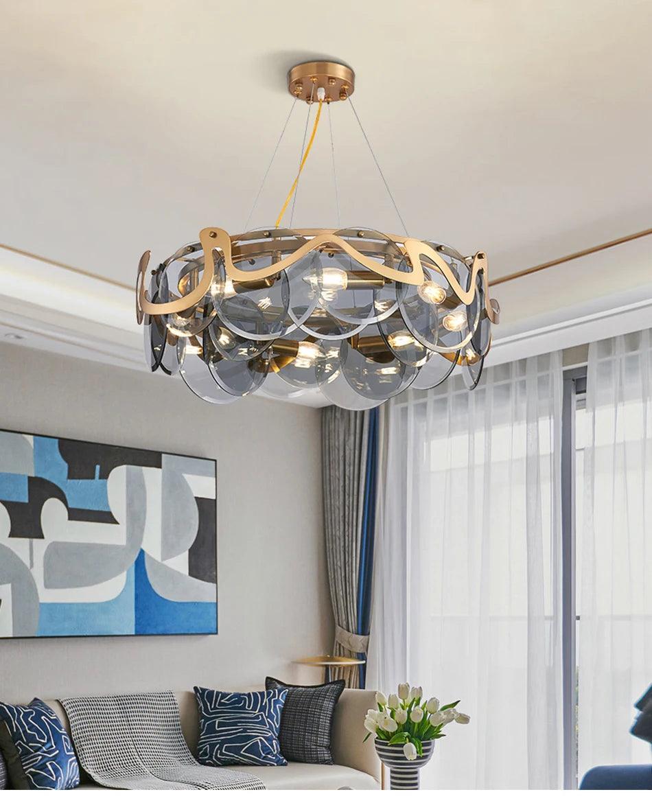 Cloud Satellite Chandelier - Creating Coziness