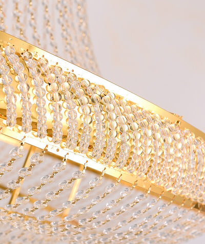 Crystal Large Chandelier for Stairs