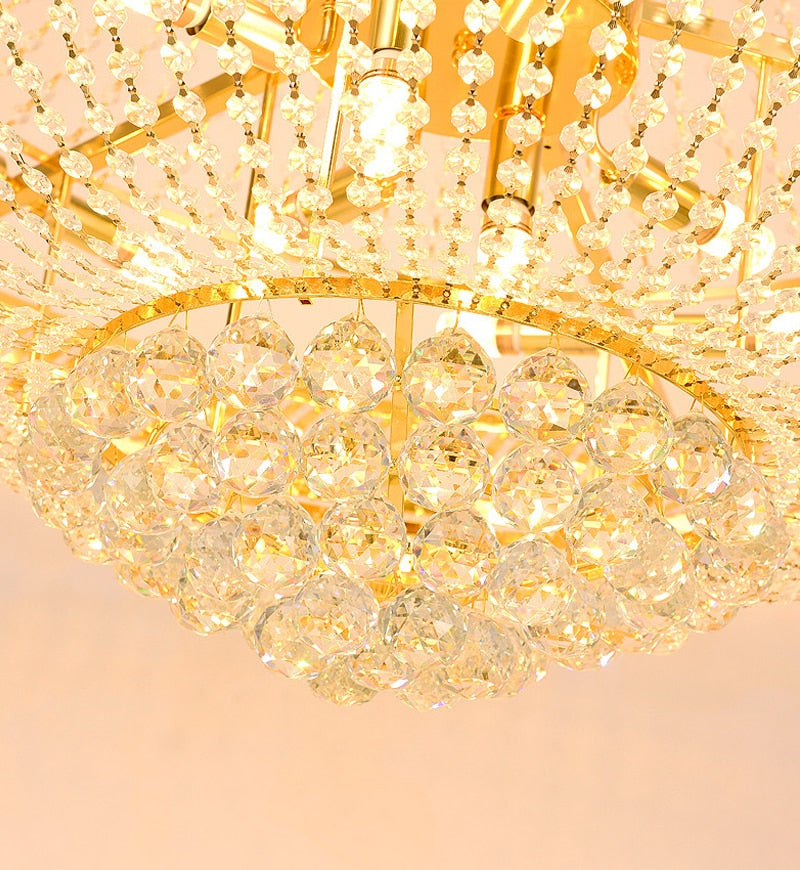 Crystal Large Chandelier for Stairs