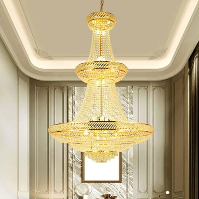 Crystal Large Chandelier for Stairs - Creating Coziness