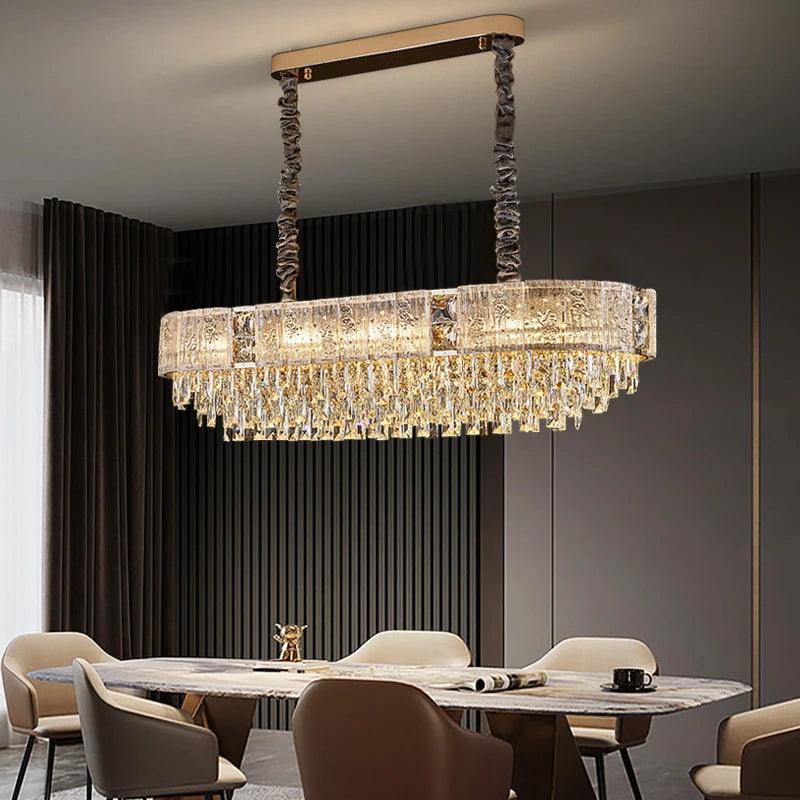 Gio Crystal Chandelier Dining Room - Creating Coziness