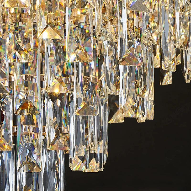 Gio Crystal Chandelier Dining Room - Creating Coziness