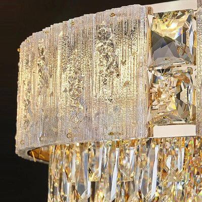 Gio Gold Crystal Chandelier - Creating Coziness