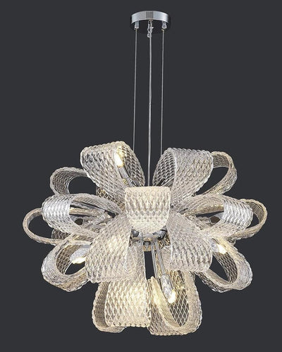 Glass lamp in the shape of a flower bow for the living room, bedroom, dining room. - Creating Coziness