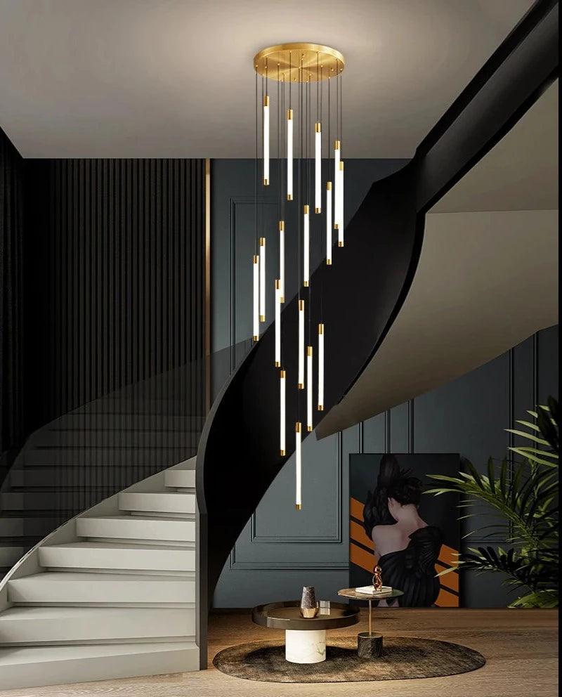 Hanging LED Lightsaber Chandelier - Creating Coziness