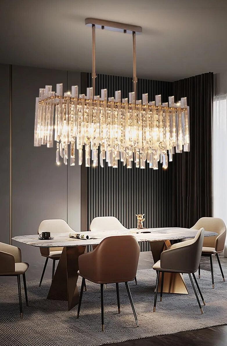 Helena - Crystal Chandelier For Dining Room - Creating Coziness