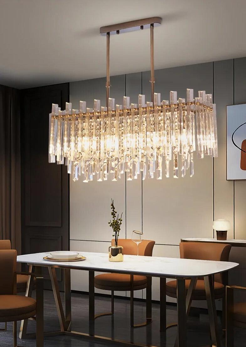 Helena - Crystal Chandelier For Dining Room - Creating Coziness