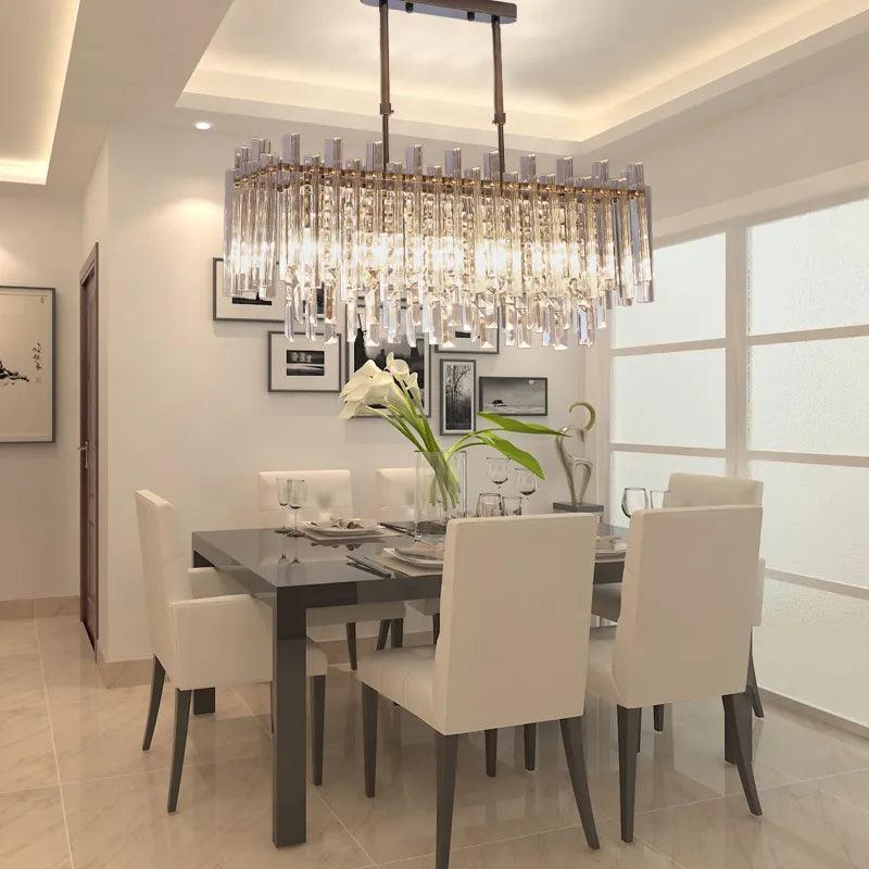 Helena - Crystal Chandelier For Dining Room - Creating Coziness