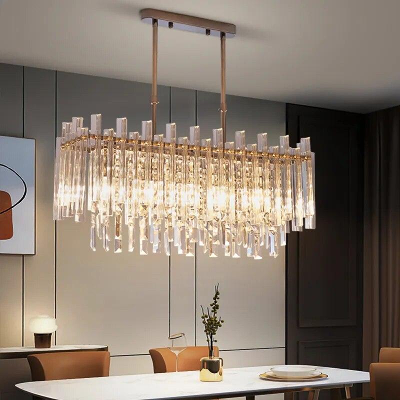 Helena - Crystal Chandelier For Dining Room - Creating Coziness