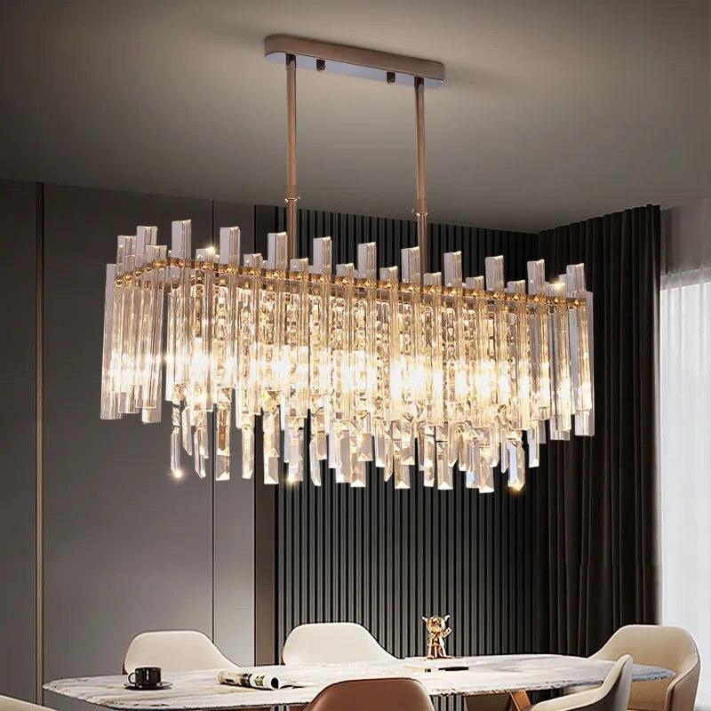 Helena - Crystal Chandelier For Dining Room - Creating Coziness