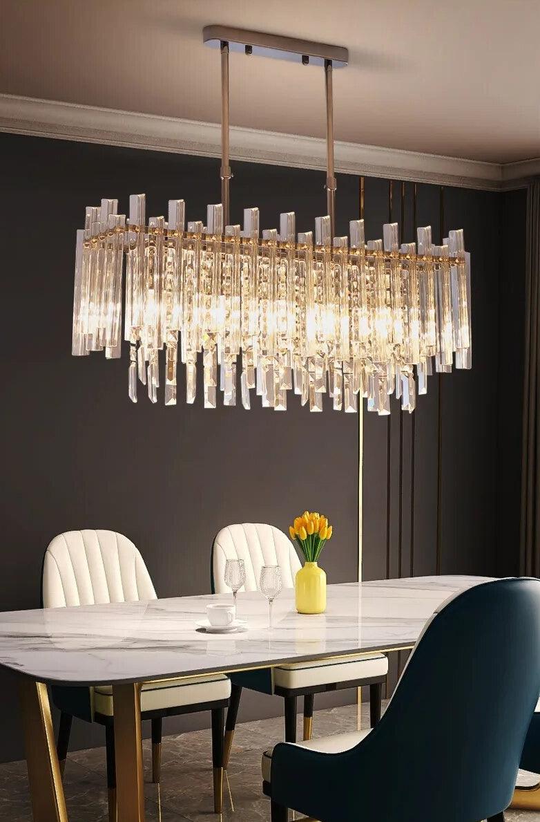 Helena - Crystal Chandelier For Dining Room - Creating Coziness