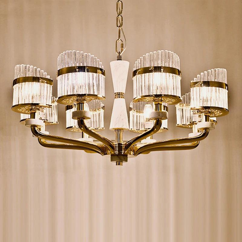 Jaklin French Crystal Chandelier - Creating Coziness