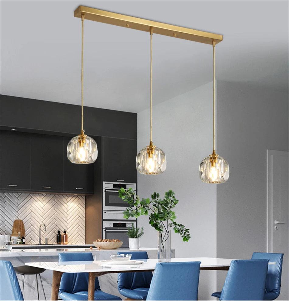 Liza Crystal Pendant Lights - Creating Coziness