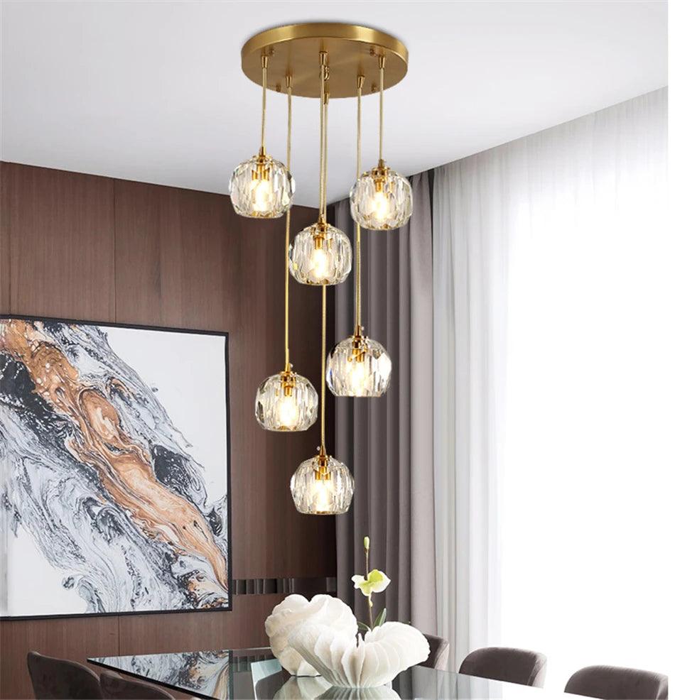 Liza Crystal Pendant Lights - Creating Coziness