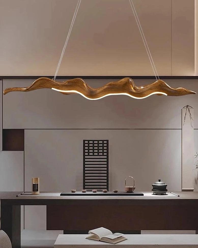 Pendant Lamp Wood Wave - Creating Coziness