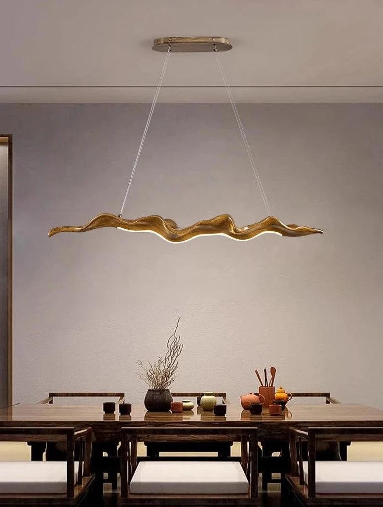 Pendant Lamp Wood Wave - Creating Coziness