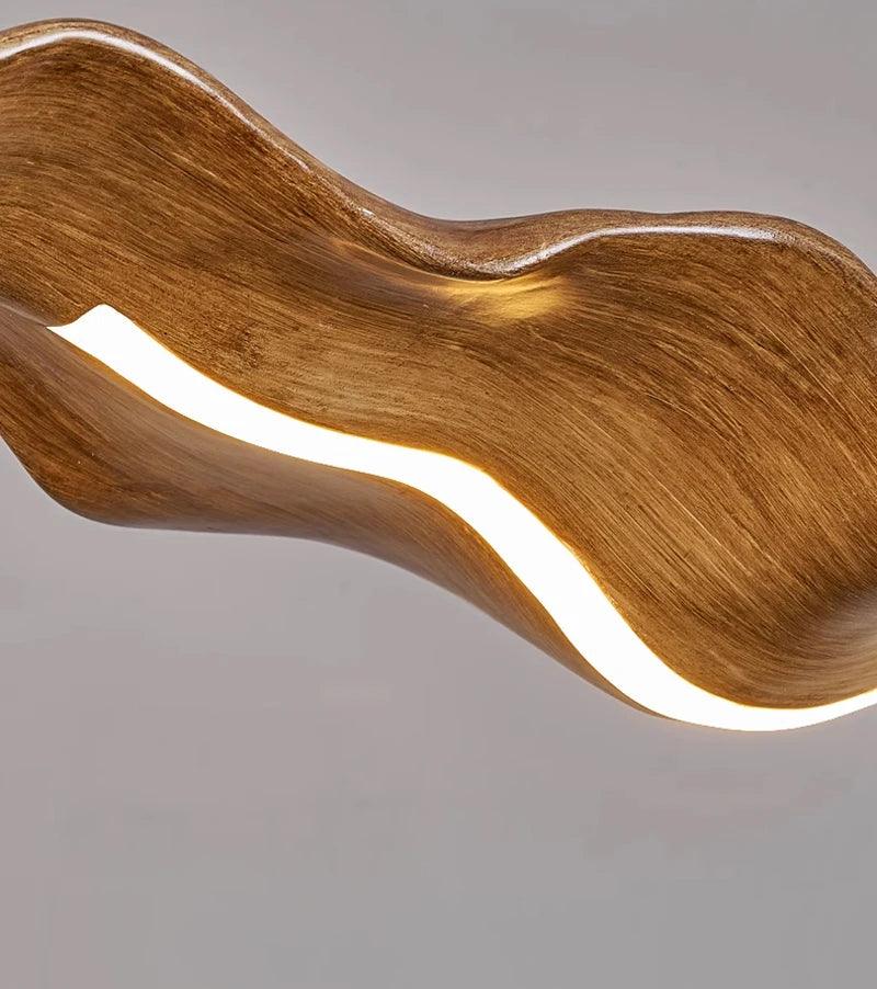 Pendant Lamp Wood Wave - Creating Coziness