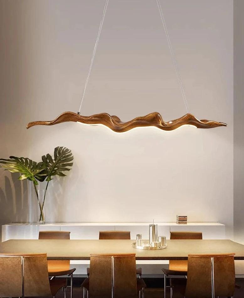 Pendant Lamp Wood Wave - Creating Coziness