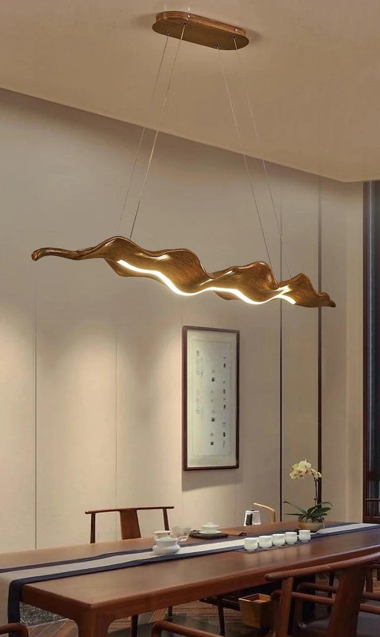 Pendant Lamp Wood Wave - Creating Coziness