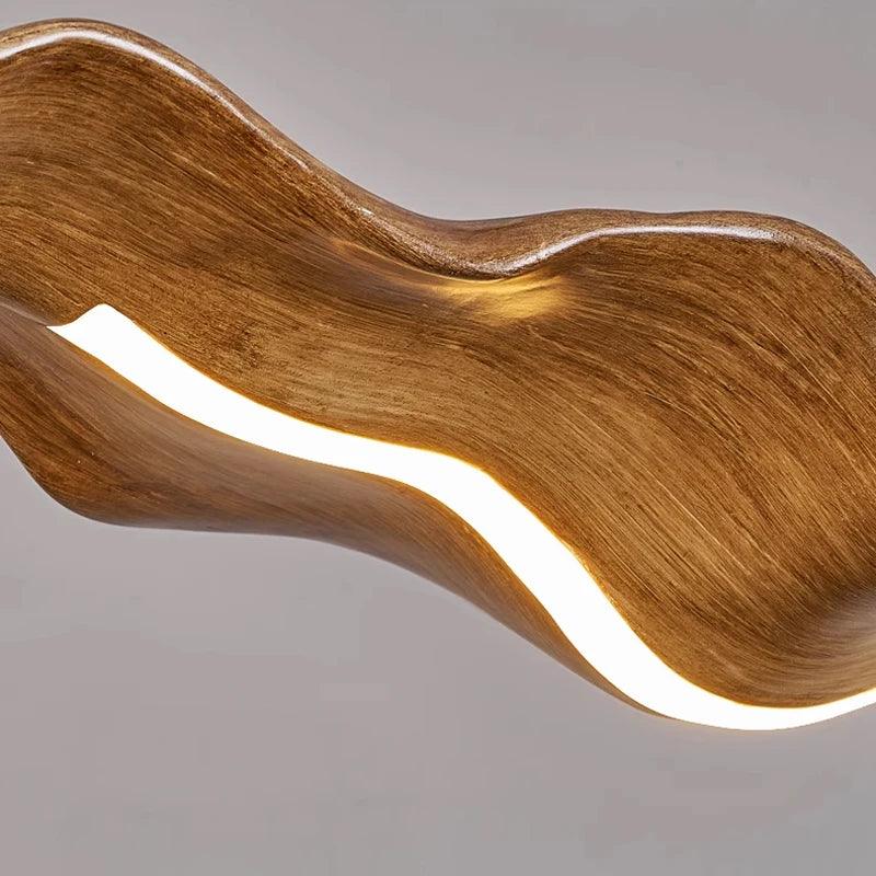Pendant Lamp Wood Wave - Creating Coziness