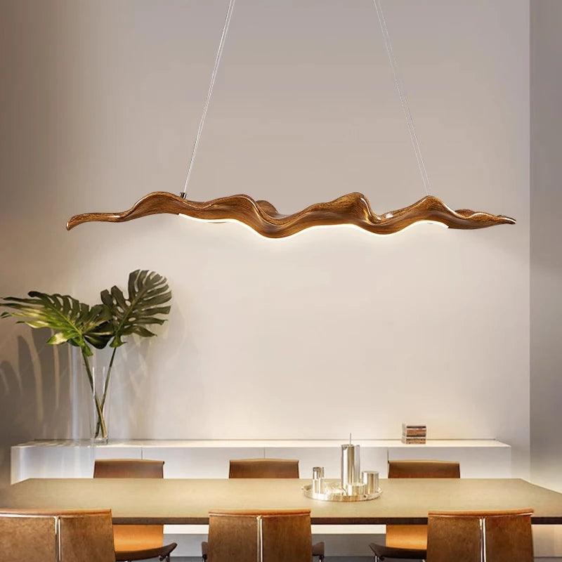 Pendant Lamp Wood Wave - Creating Coziness