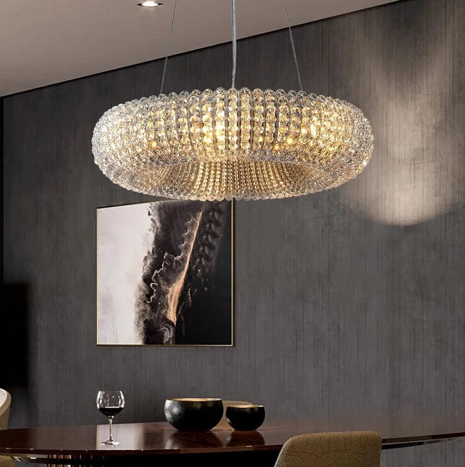 REINE CRYSTAL ORB RING CHANDELIER - Creating Coziness