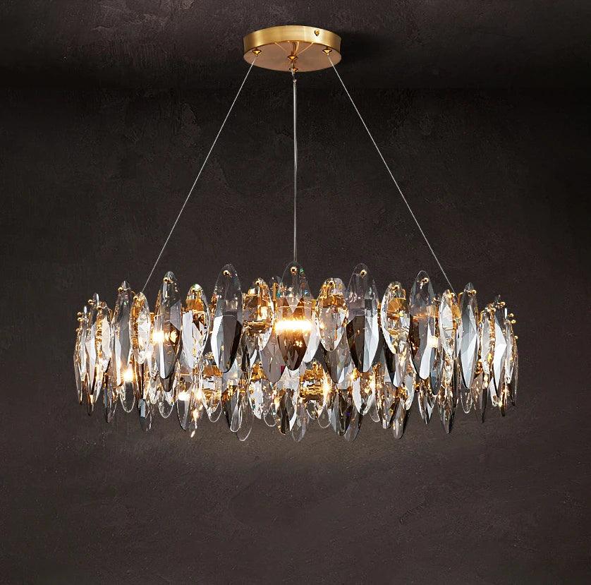 Smoky Gray Suspension Chandelier - Creating Coziness