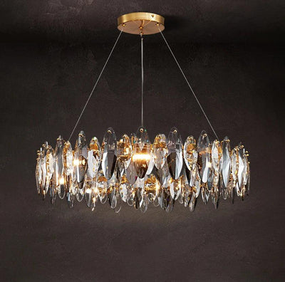 Smoky Gray Suspension Chandelier - Creating Coziness