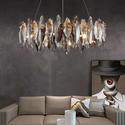 Smoky Gray Suspension Chandelier - Creating Coziness