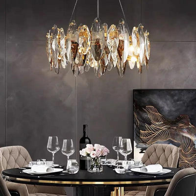 Smoky Gray Suspension Chandelier - Creating Coziness