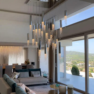 Starfall Ceiling Chandelier - Creating Coziness