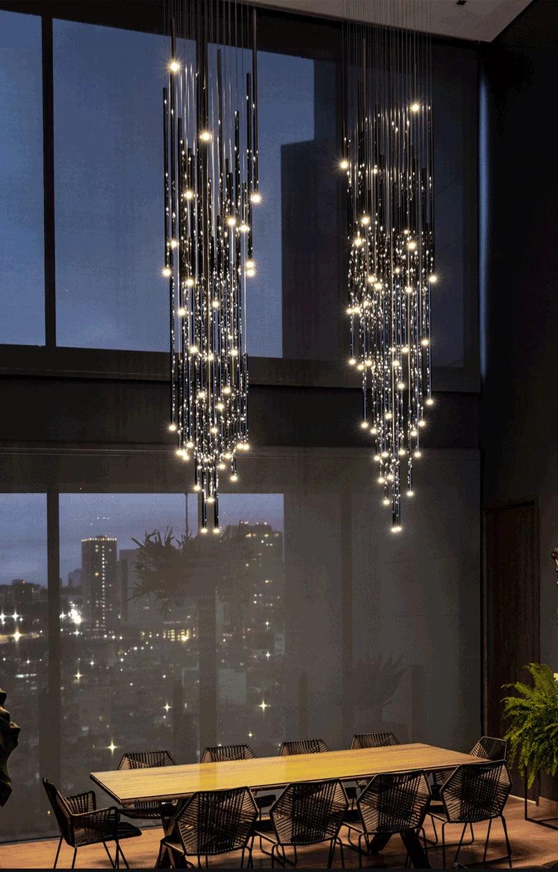 Tubular Chandelier - Creating Coziness