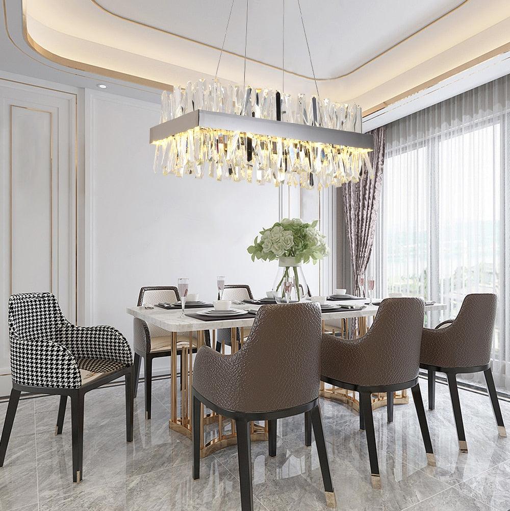 Akira Crystal Chandelier - Creating Coziness