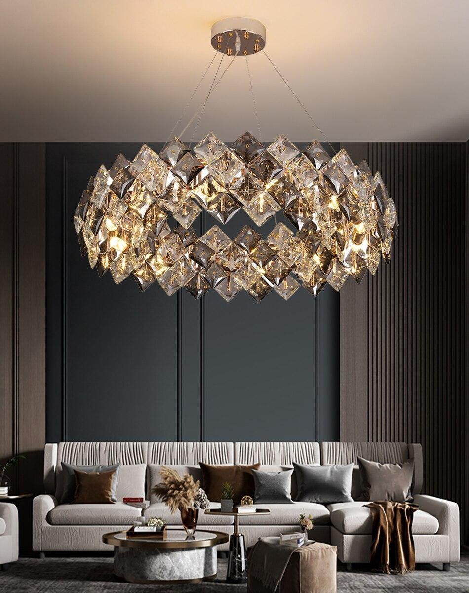 Alicho Crystal Chandelier - Creating Coziness